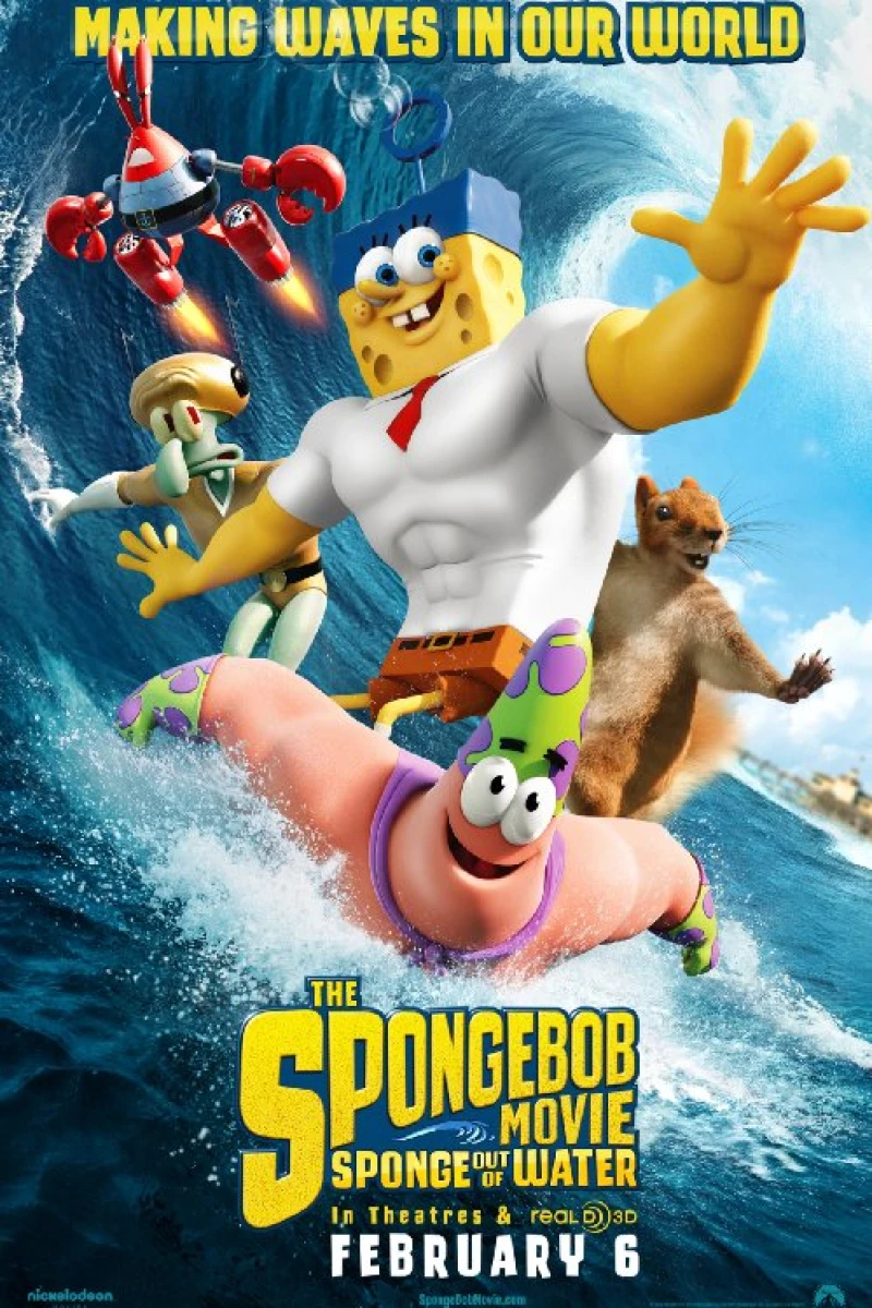 SpongeBob 3D: Spons op het droge Poster