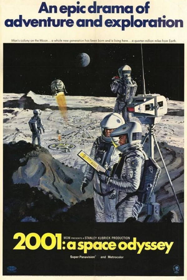 2001: Een zwerftocht in de ruimte Poster