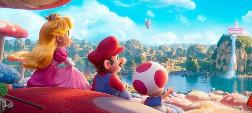 Peach Mario en Toad.