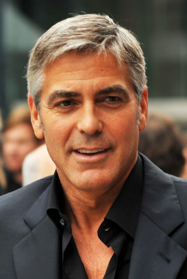 <strong>George Clooney</strong>. Afbeelding van Michael Vlasaty.