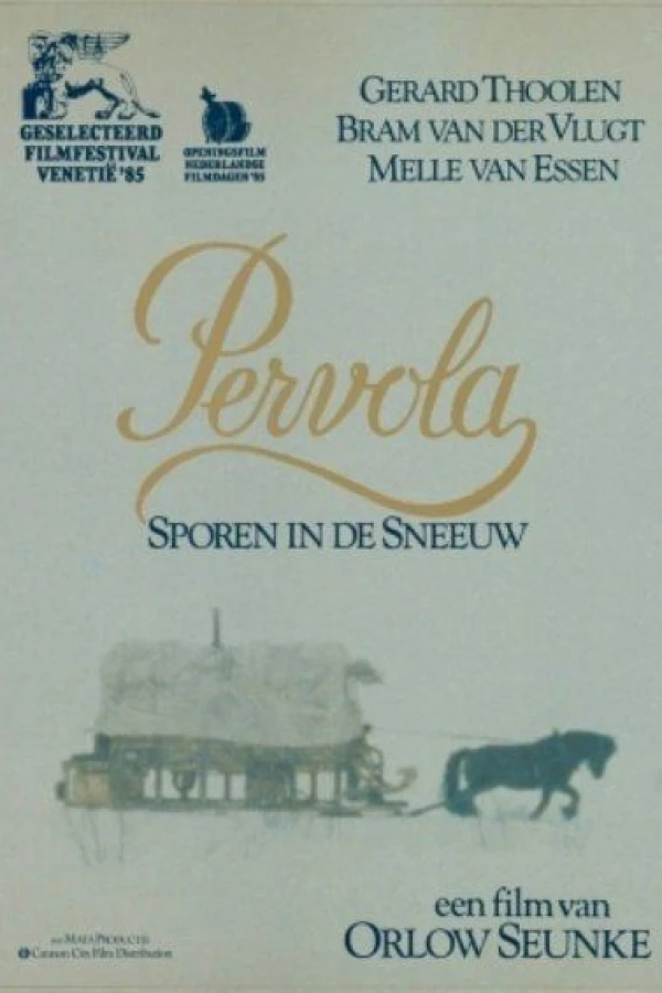 Pervola, sporen in de sneeuw Poster