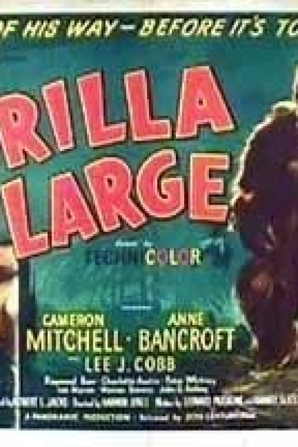 Gorilla at Large Poster