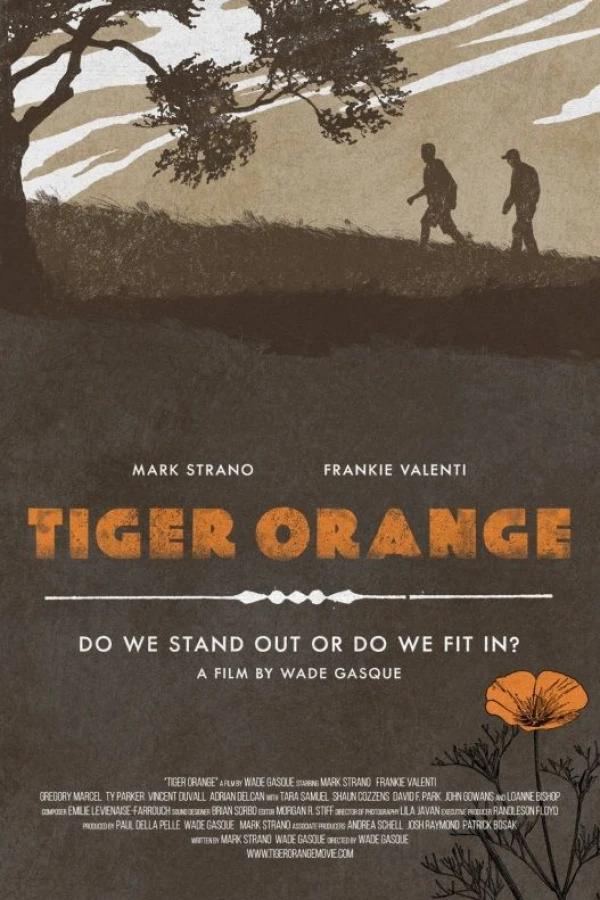 Tiger Orange Poster